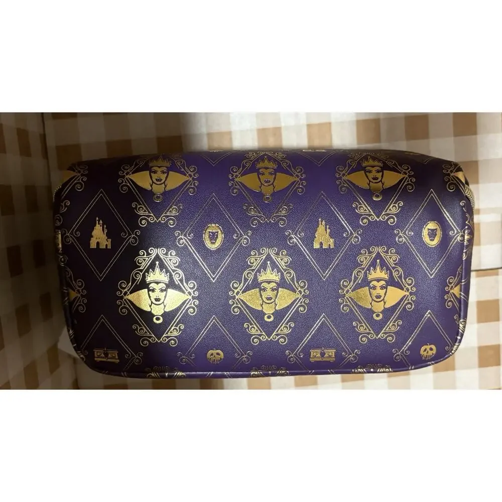 Bath & Body Works Evil Queen Cosmetic Makeup Bag Purple Travel Case NWT
